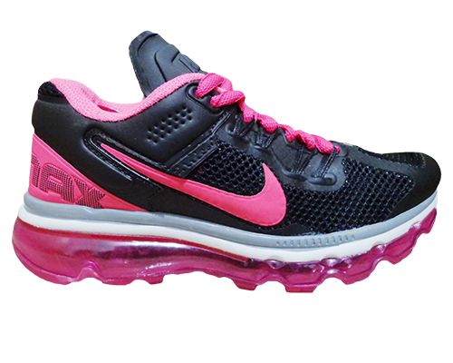 Tênis Nike Air Max 2013 Preto e Rosa MOD:10852 (ORIGINAL)