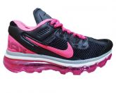 Tênis Nike Air Max 2013 Preto e Rosa MOD:10852 (ORIGINAL)