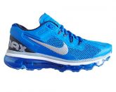 Tênis Nike Air Max 2013 Azul e Prata MOD:10781 ( ORIGINAL)